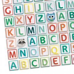 Pegatinas del abecedario Djeco