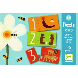 Puzzle Duo Números Djeco