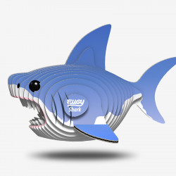 Puzle 3D Tiburón Eugy