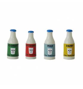 Botellas de leche la casa...