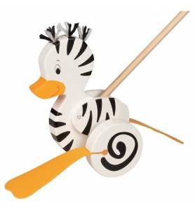 Zebra-pato para empujar Goki