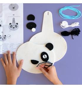 Kit de costura bolso: Panda