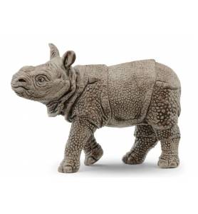 Cría de rinoceronte indio...
