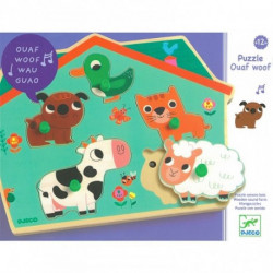 Puzzle Ouaf Wood con...